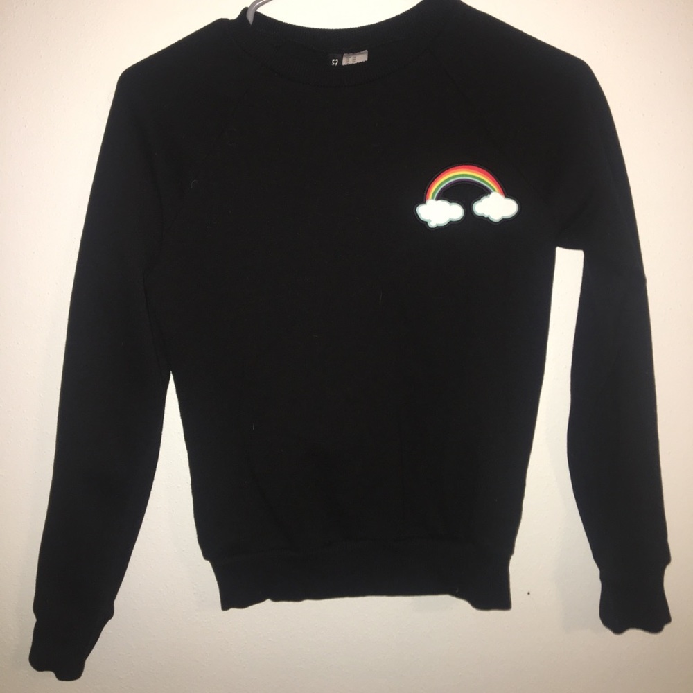 Black rainbow shirt
